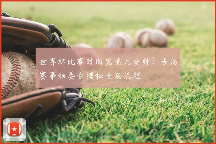 世界杯比赛时间究竟几分钟？专访赛事组委会揭秘全场流程