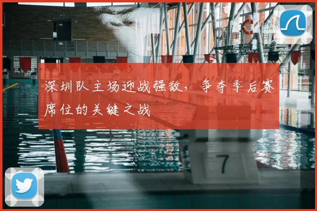 深圳队主场迎战强敌，争夺季后赛席位的关键之战