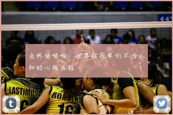 当终场哨响：世界杯冠军们不为人知的心路历程